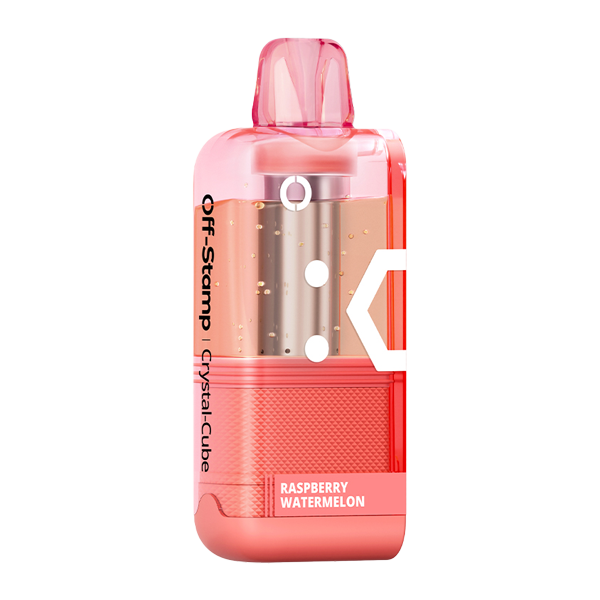 Raspberry Watermelon Off Stamp X-Cube Disposable Crystal