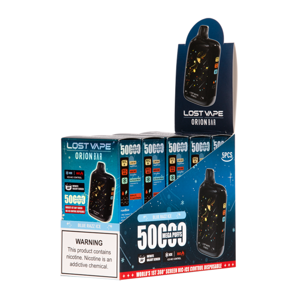Blue Razz Ice Orion Bar 50K