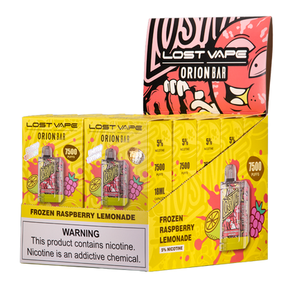 Frozen Raspberry Lemonade Orion Bar 7500