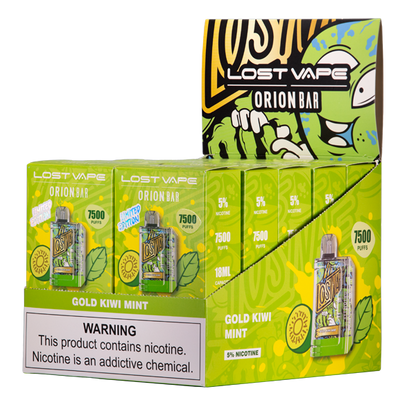 Gold Kiwi Mint Orion Bar 7500