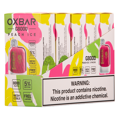 Peach Ice Oxbar G8000
