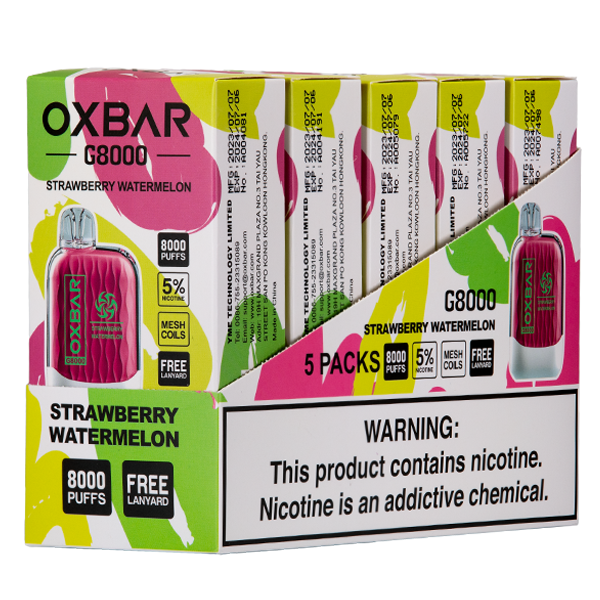 Strawberry Watermelon Oxbar G8000