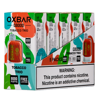 Tobacco Trio Oxbar G8000