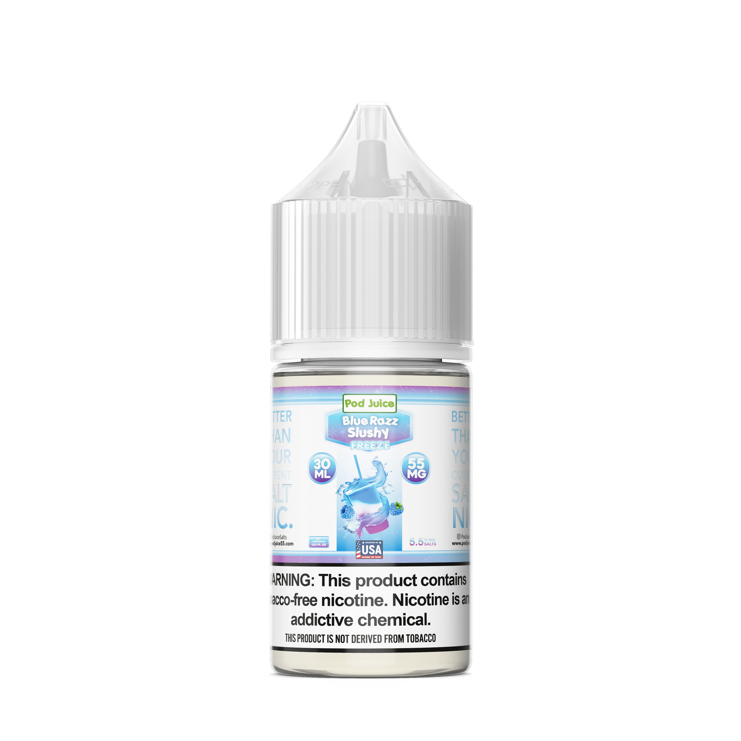 Blue Razz Slushy Freeze Pod Juice