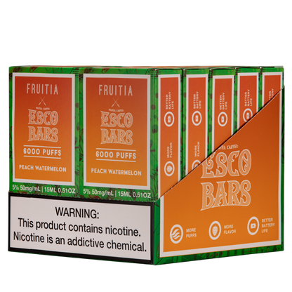 Peach Watermelon Esco Bar 6000