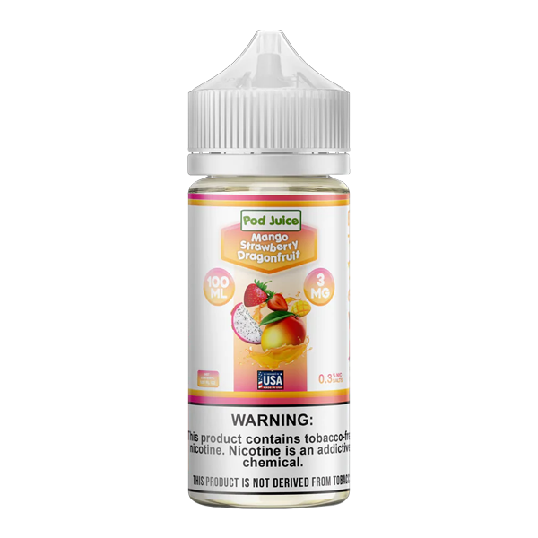 Mango Strawberry Dragonfruit Pod Juice 100ml