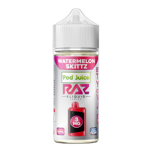 Watermelon Skittz RAZ X Pod Juice 100ml