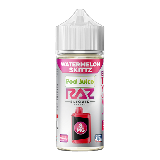 Watermelon Skittz RAZ X Pod Juice 100ml