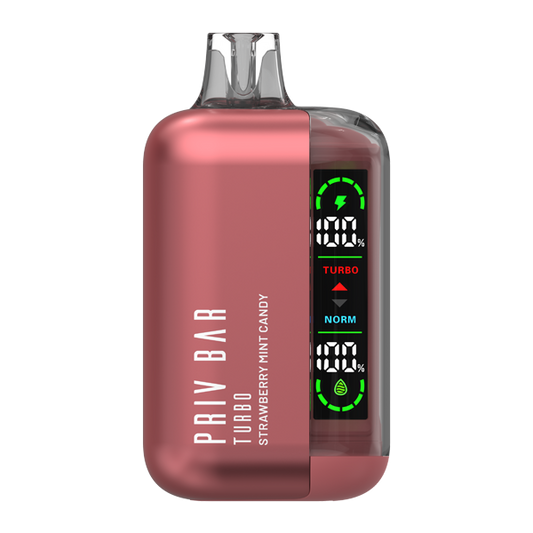 Strawberry Mint Candy Priv Bar Turbo