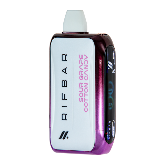 Sour Grape Cotton Candy Rifbar Turbo-X 25k