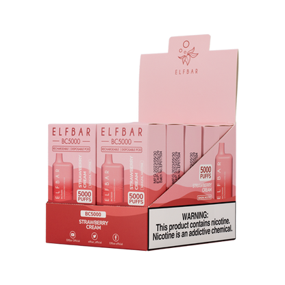 Strawberry Cream Elf Bar 5000
