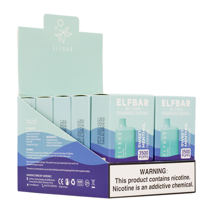 Sweet Menthol Elf Bar 3500