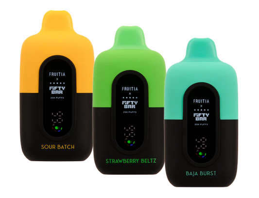 FRUITIA X Fifty Bar 20K Sampler